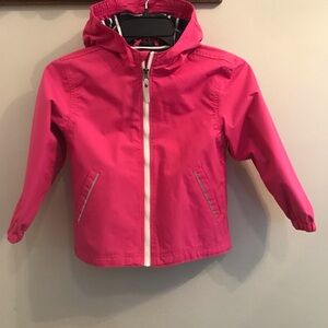 Hanna Andersson Pink and Navy Striped Jacket